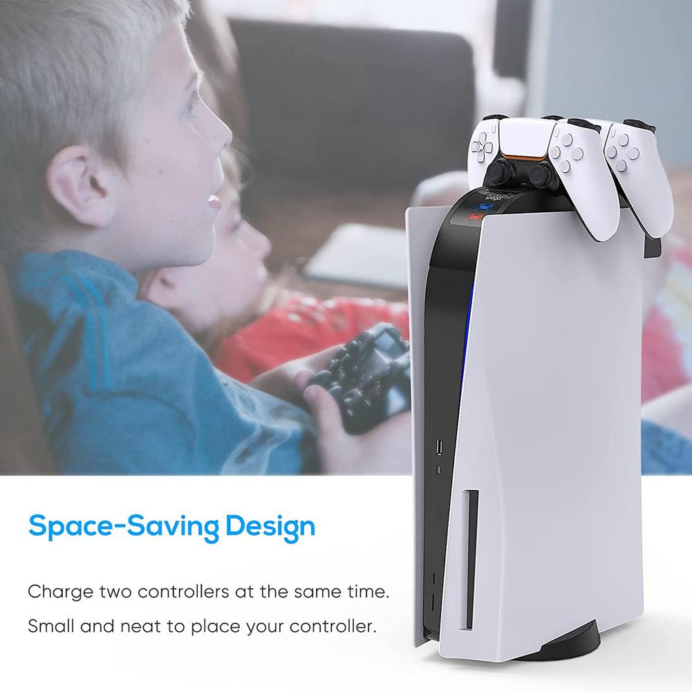 IPEGA PG-5016 Dual Controller Fast Charging Dock Stand Handheld Game Handle USB Charging Station Base with Indicator Light for PS5 Controller IPEGA PG-5016 Dual Controller Fast Charging Dock Stand Handheld Game Handle USB Charging Station Base with Indicator Light for PS5 Controller